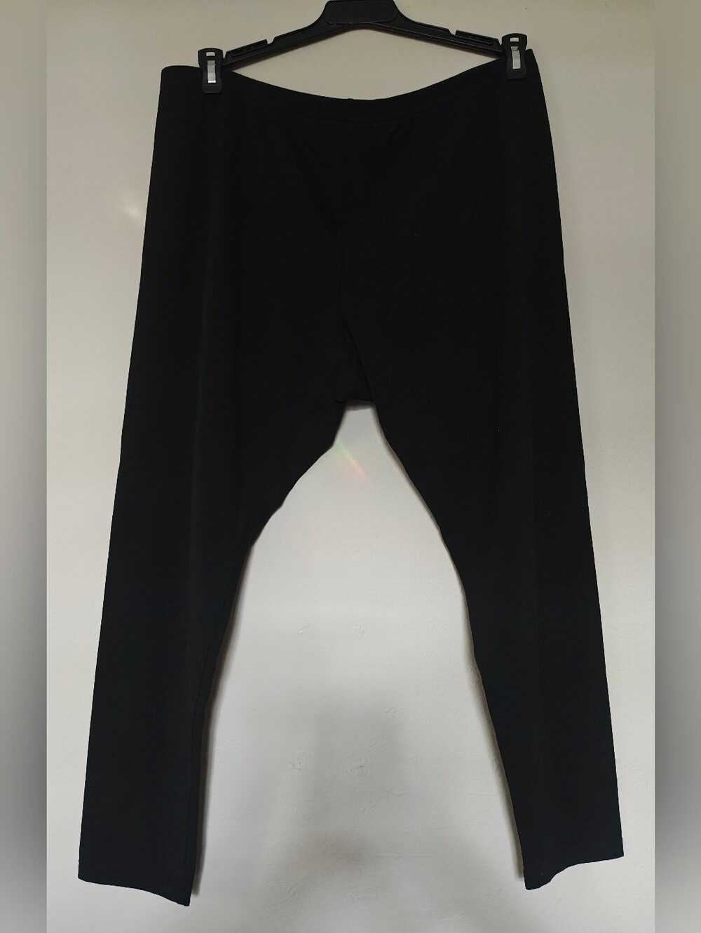 J.Jill Pima Cotton Ankle-Length Leggings In Black Size XL